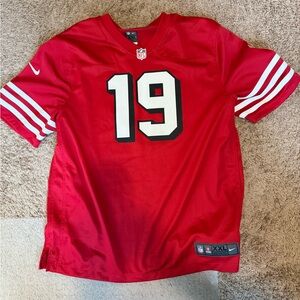 NFL Red and White Men's Jersey